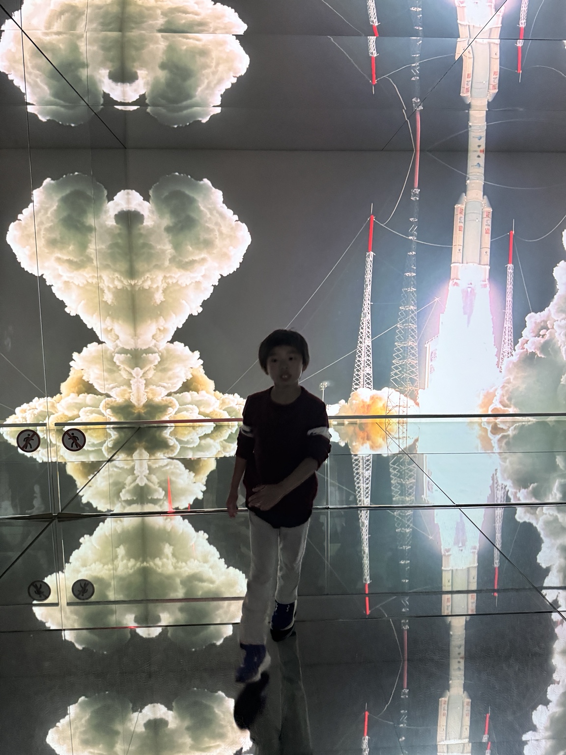 藝術科學城內的火箭太空展覽